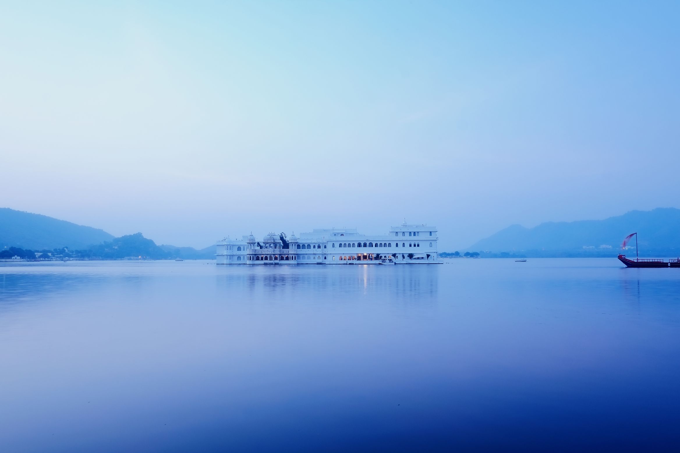 The Lake Palace at first light